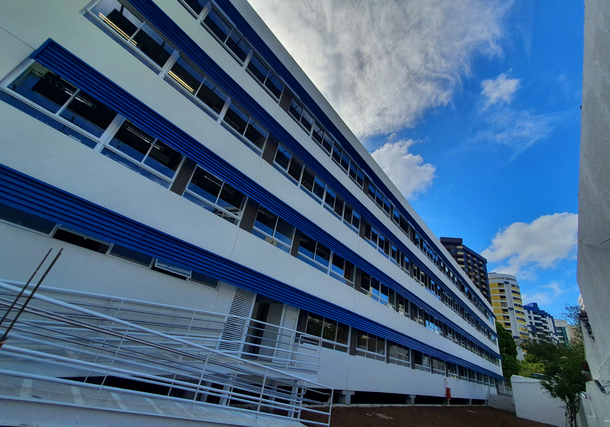 Colégio GGE: construção da nova Escola