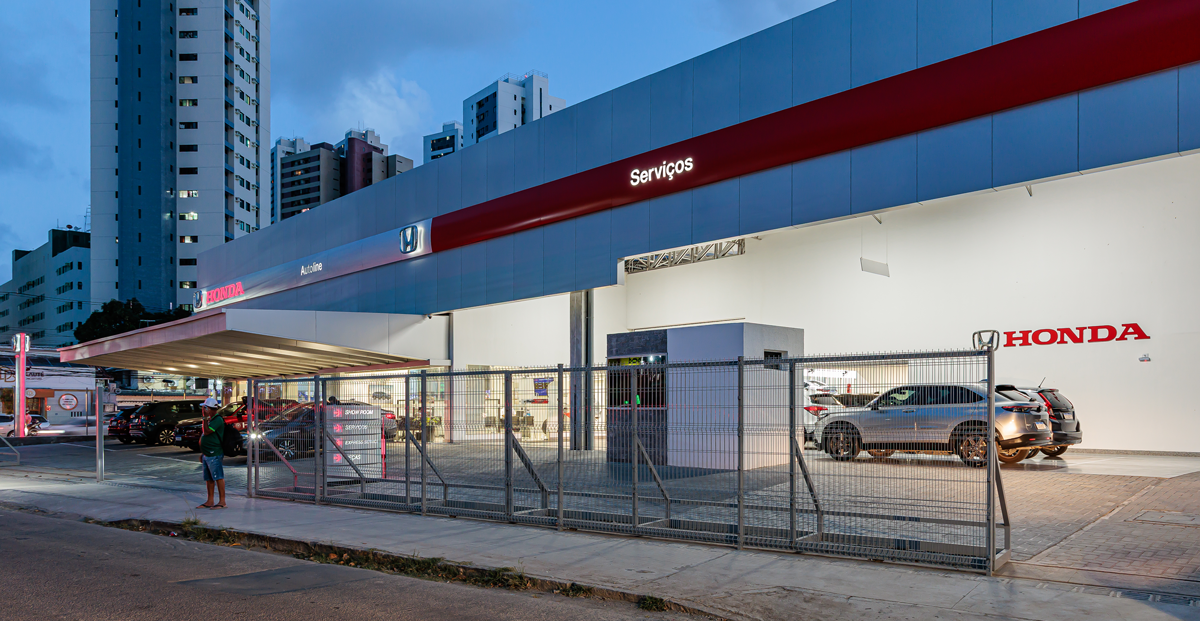 Autoline Honda: Construção da nova Concessionária