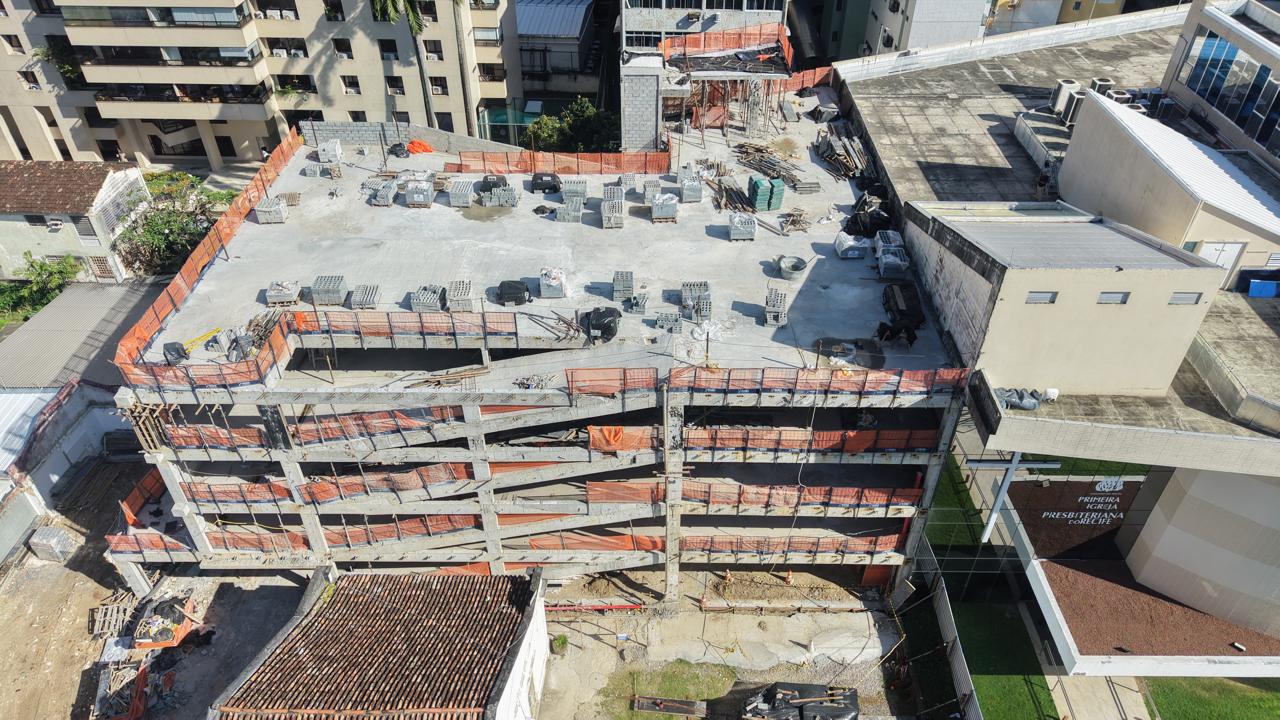 Primeira Igreja Prebiteriana do Recife: Construção do Estacionamento