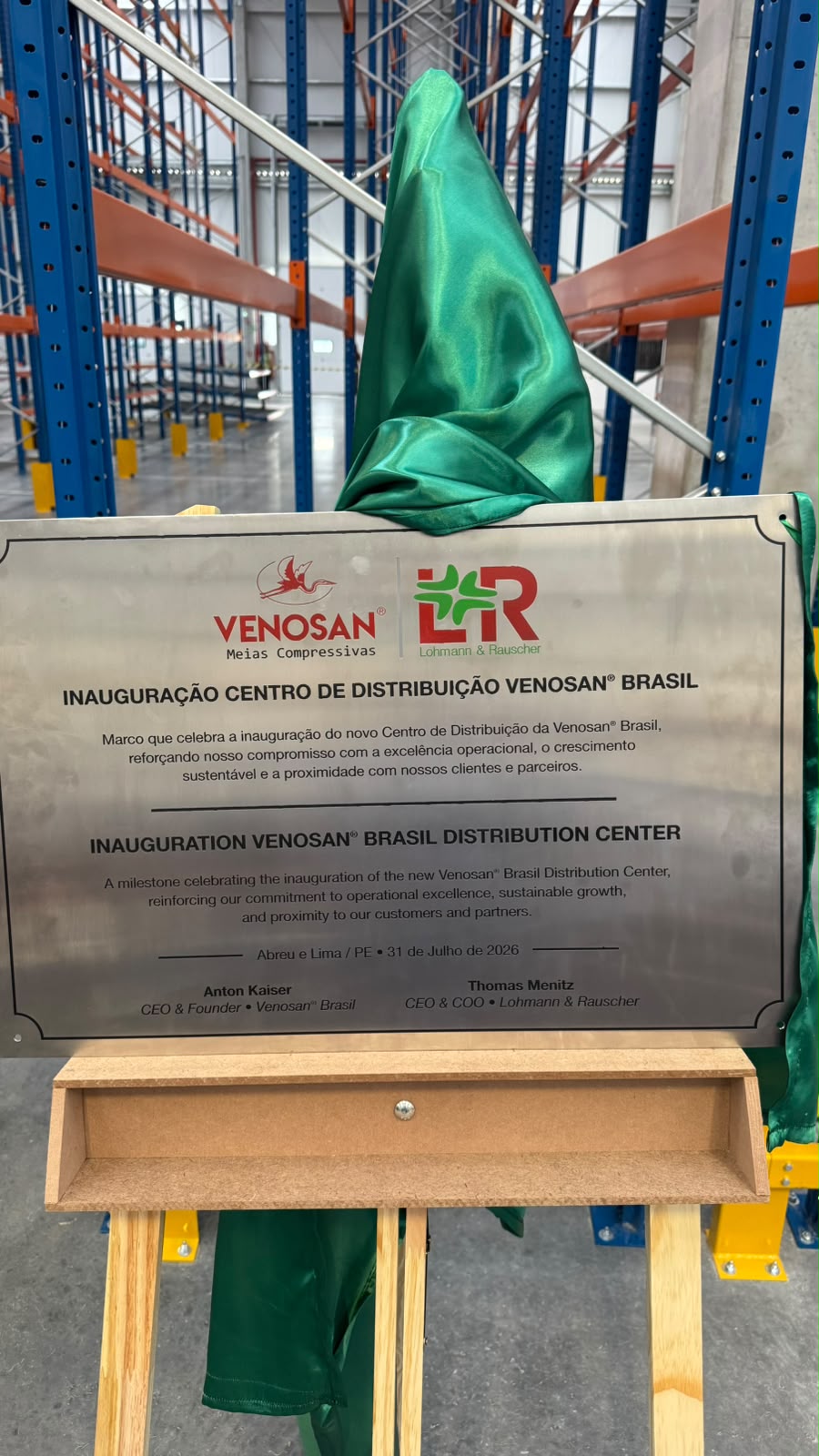 Marca Engenharia entrega o Centro Logístico da Venosan, em Abreu e Lima/PE
